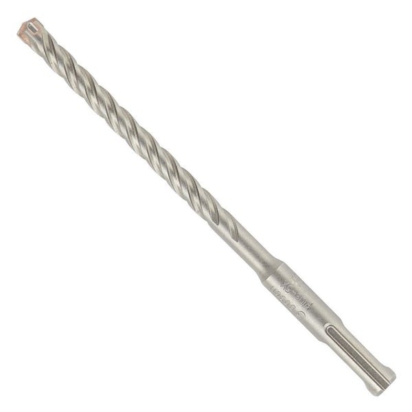 Bosch Bulldog Hammer Drill Bit, 3/8"Dia, 6"OAL, Standard Flute, 4-Flute, 13/32"Dia Shank, SDS-Plus Shank HC4C2061 - main