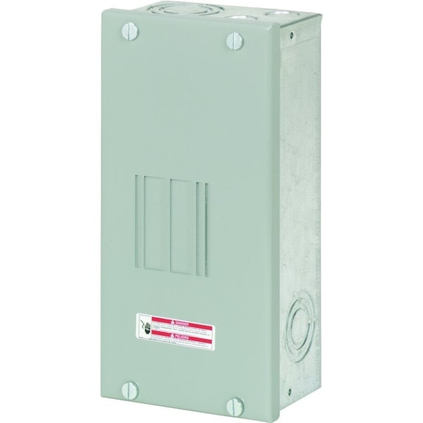 Eaton Cutler-Hammer Load Center, 2 Spaces, 70A Amps, 120/240V AC BR24L70FP - main