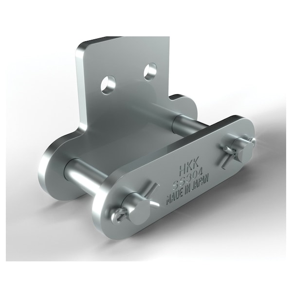 Hkk Chain HKK SA-2 Attachment Cottered Double Pitch Conveyor Connecting Link, C2040 chain, 1P, .156 Pin, 304SS SC040CCLSA2 - main