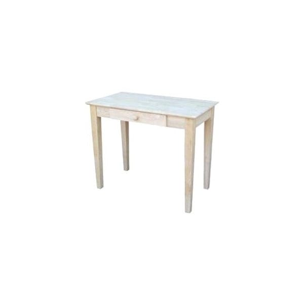 International Concepts Rectangle Writing Table, 36 W, 20 L, 30 H, Wood Unfinished OF-695249 - main
