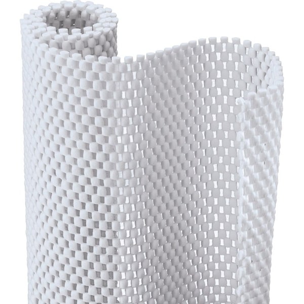 Con-Tact Brand Con-Tact 04F-C6L52-06 Shelf and Drawer Liner, 4 ft L, 12 in W, Foam/PVC, Bright White 04F-C6L52-01 - main
