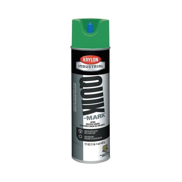 Krylon Industrial Quik-Mark SB Inverted Marking Paint APWA Green A03631007 - main