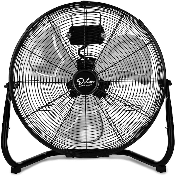 Edendirect 18 Inch 3-Speed High Velocity Industrial Metal Floor Fan.Tiltable, 2PK IR-FLOOR18X2 - main