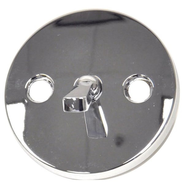 Danco Overflow Plate, Metal, Chrome, For: Existing Bathtub Fixtures 88975 - main