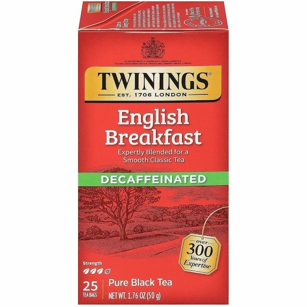 Twinings English Breakfast Black Tea, Red, 25PK TWG09182 - main