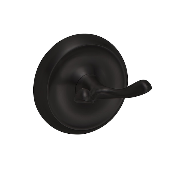 Geo Towel and Robe Hooks Matte Black EVDRH-MB - main