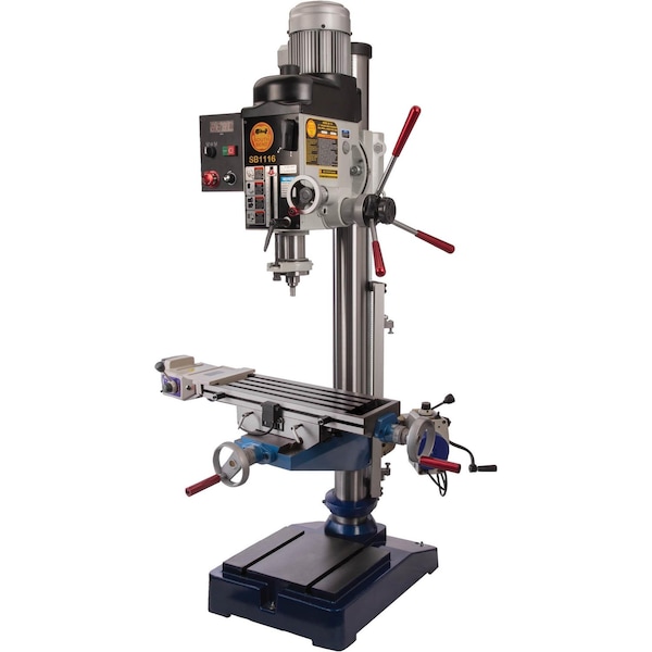 South Bend 21" Variable-Speed Gearhead Drill Press With Cross-Slide Table SB1116 - main