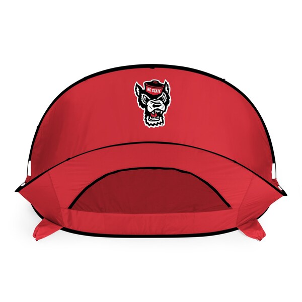 Picnic Time Family Of Brands NCAA NC State Wolfpack Manta Portable Beach Tent - Pop Up Tent - Beach Sun Shelter Pop Up, Red 113-00-100-424-0 - main