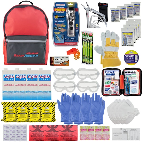 Ready America Four Person Deluxe Emergency Kit 70385 - main