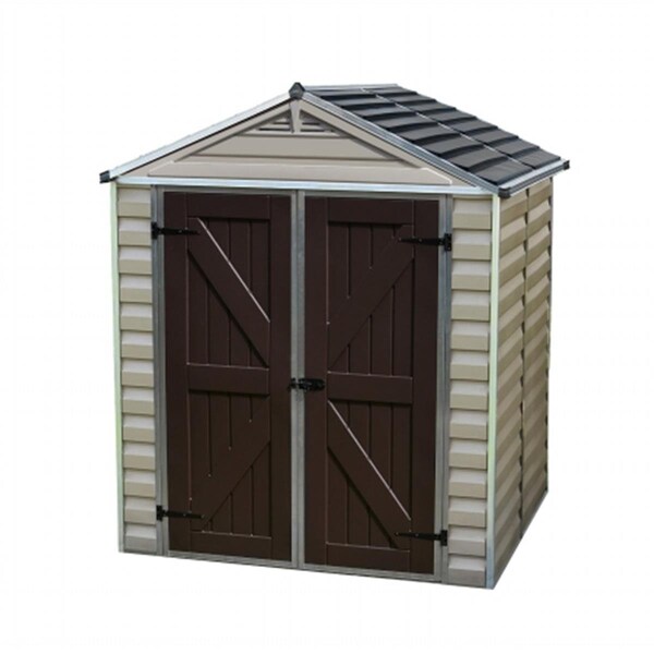 Palram Canopia SkyLight Storage Shed - 6 x 5 ft. - Tan HG9605T - main