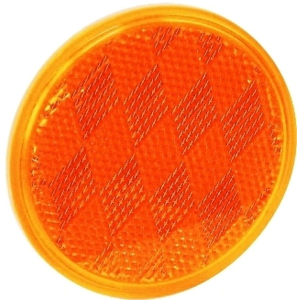 Us Hardware Safety Reflector, Amber Reflector, Plastic Reflector, Adhesive Mounting RV-660C - main