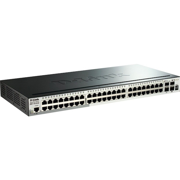 D-Link 52-Port Gigabit Stackable SmartPro Switch Including 4 10GbE SFP+ Ports DGS-1510-52X - main