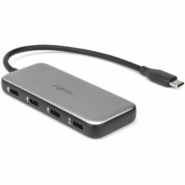 Rocstor PREMIUM USB-C HUB WITH 100W PD - USB-C TO QUAD USB-C 3.1 5GBPS PORTS - 3X USB-C Y10A318-S1 - main