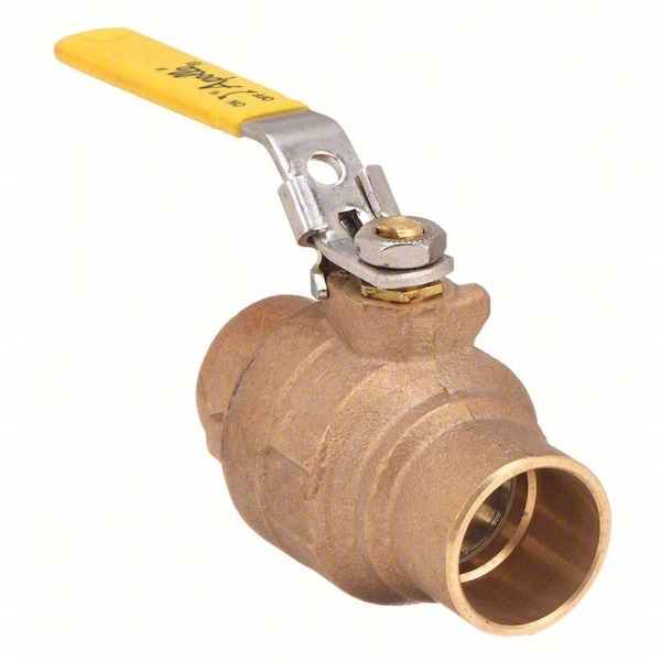 Apollo Valves 3/8" Sweat Bronze Ball Valve 2-Way 77C20227A - main