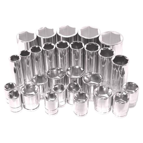 K-Tool International 1/2" Drive, 23mm Metric Socket, 6 Points, Deep 6 Pnt 1/2"Dr, 23mm KTI-28223 - main