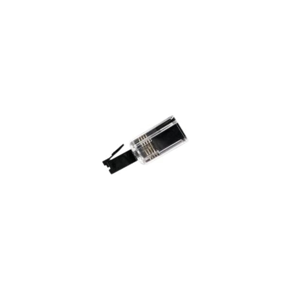 Softalk Phone Adapter - 1 x RJ-11 Phone Male - 1 x RJ-11 Phone Female - Black - 1 SOF21002 - main