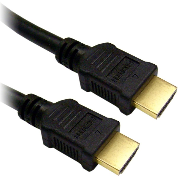 Cable Wholesale HDMI Cable, High Speed with Ethernet, HDMI-A male to HDMI-A male, 4K at 30Hz, 24 AWG, 35 foot 10V3-41135 - main