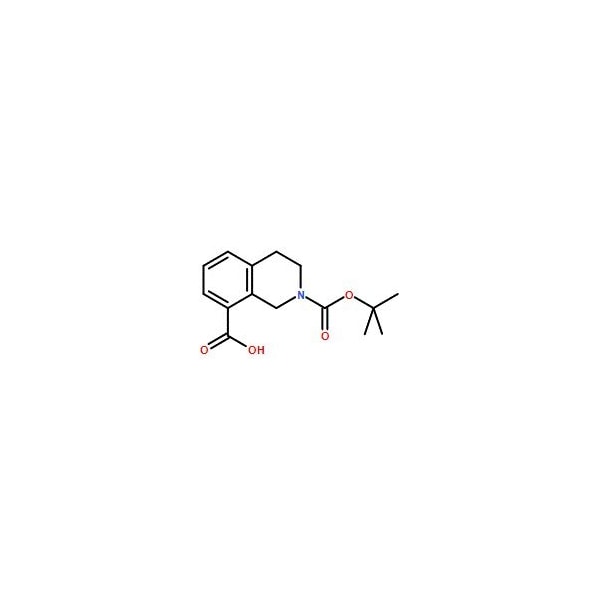 Ak Scientific 2-Boc-1, 2, 3, 4-tetrahydroisoquinoline-8-carboxylic acid (250mg), CAS 878798-87-9 Y6452-250mg - main