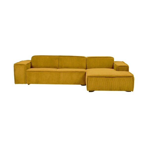 Homeroots 72" Yellow Fabric Modular Sleeper Sofa 568308 - main