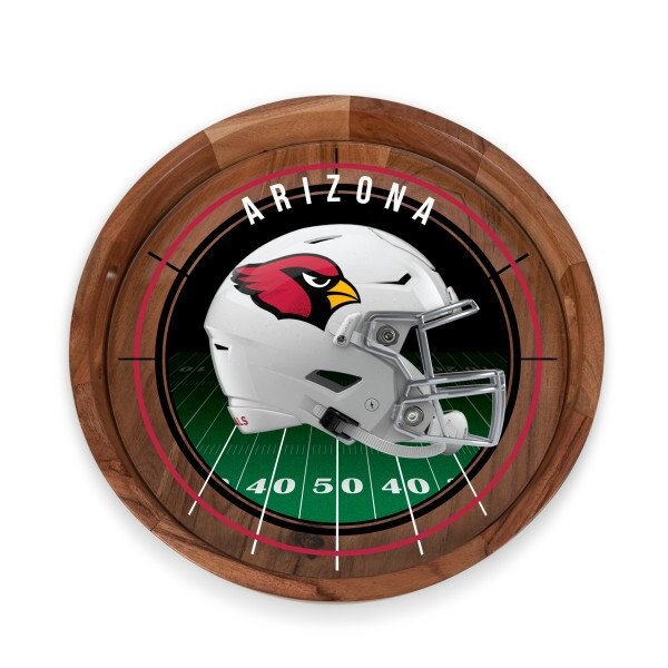 Picnic Time Family Of Brands NFL Arizona Cardinals - Barista Serving Tray with Glass Insert 907-09-511-014-2 - main