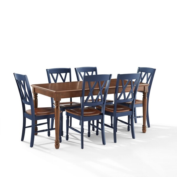 Crosley Shelby 7-Piece Dining Table Set For 6 KF20001-NV - main