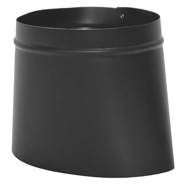 Imperial Mfg Reducer Round To Oval 8X8 Blk BM0040 - main