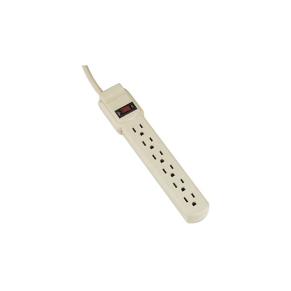 Innovera Power Strip, 6 Outlet(s) 4 ft., Ivory 73304 - main