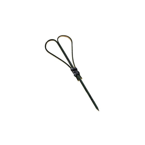 Omg 3.94 In. Fotsy Black Bamboo Skewer With Looped Heart Design, 2000PK OM1609401 - main