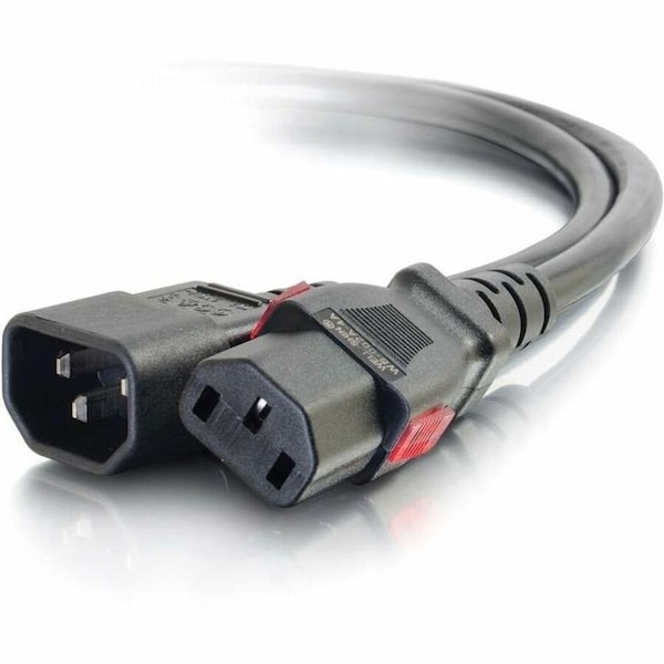 C2G 3FT LOCKING C14 TO C13 10A 250V BLK TAA 10359 - main