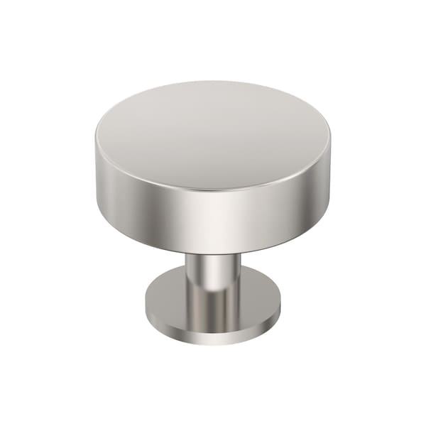 Amerock Radius 1-1/4 inch 32mm Diameter Polished Nickel Cabinet Knob BP36864PN - main