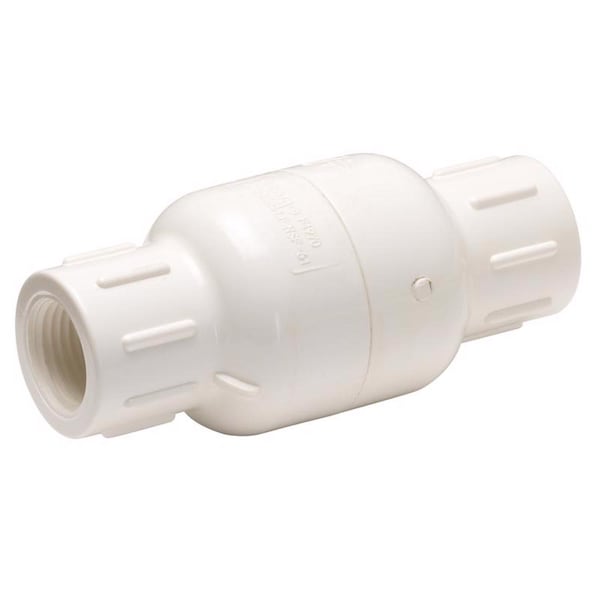 Homewerks 1-1/4 in. D X 1-1/4 in. D FIP PVC Spring Loaded Check Valve VCKP40B6B - main