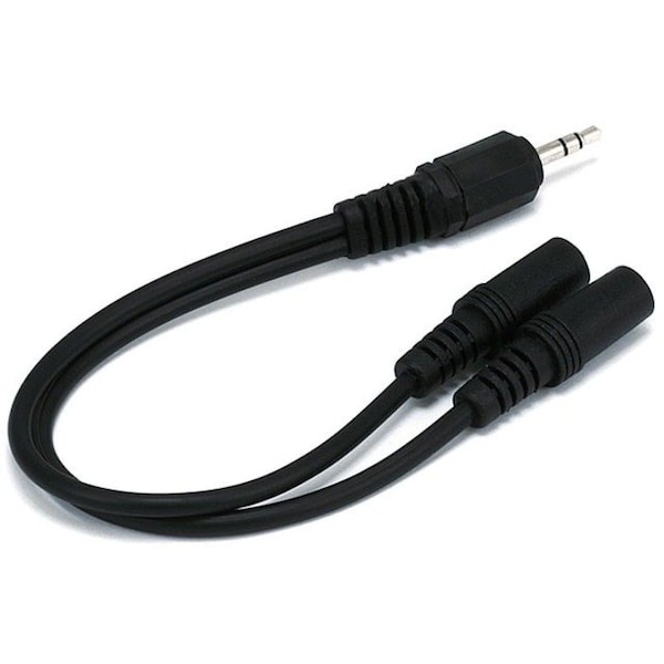 Monoprice Audio Cable, 3.5mm Jack, 6 In 667 - main