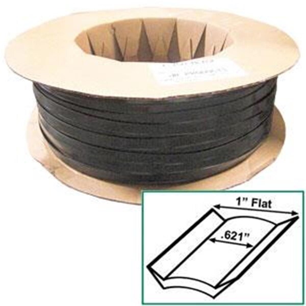 Powerhouse 10161 Exterior Hardware RV 1 in. x1000 ft. Vinyl Insert Black PO362845 - main