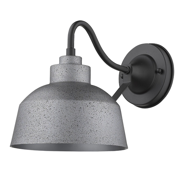 Homeroots Barnes 1-Light Gray Wall Light 398479 - main