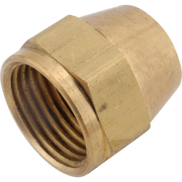 Anderson Metals 3/8'' Brass Flare Short Nut 754014-06 - main