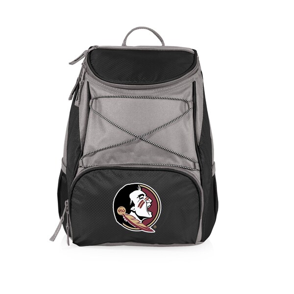 Picnic Time Family Of Brands NCAA Florida State Seminoles PTX Backpack CoolerBlack with Gray Accents 633-00-175-174-0 - main