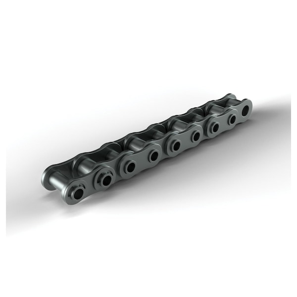 Hkk Chain Hollow Pin Roller chain, 50 ft OAL, 5/8 in Pitch, 0.4 in Dia x 3/8 in W Roller RC050HP1B - main