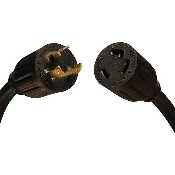 Eaton Tripp Lite Series Power Extension Cord, NEMA L6-30P to NEMA L6-30R - Heavy-Duty, 30A, 250V, 10 P041-008 - main