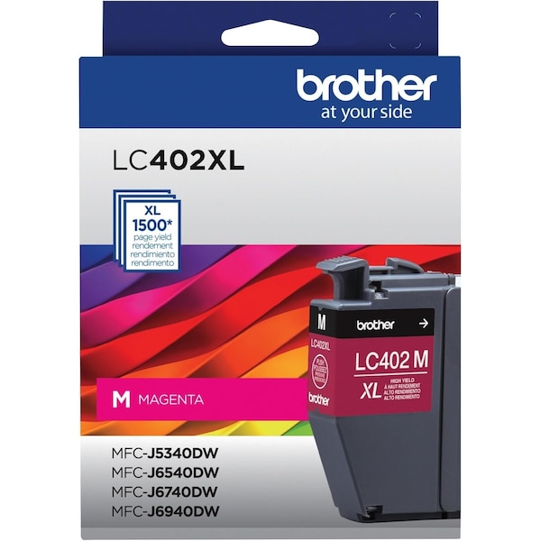 Brother High Yield Magenta Ink Cartridge LC402XLMS - main