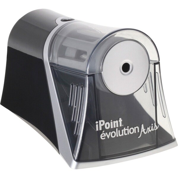 Acme United iPoint Evolution Axis Single Hole Sharpener, Black ACM15510 - main
