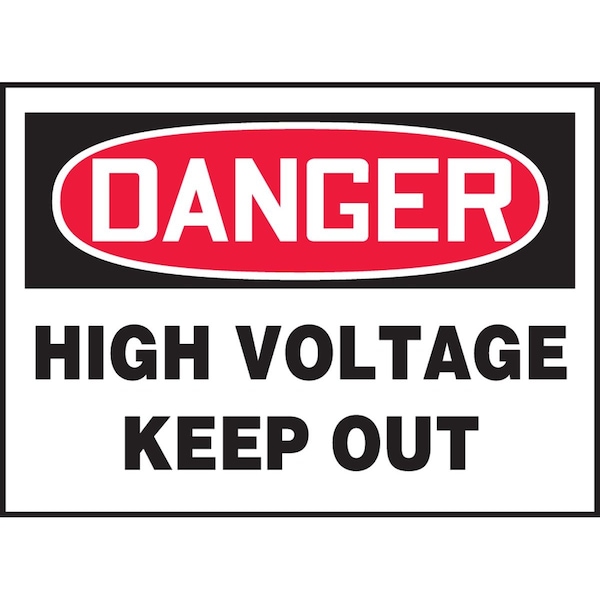 Accuform Danger Safety Label LELC037XVE - main
