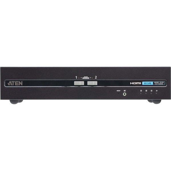 Aten 2-Port USB HDMI Dual Display Secure KVM Switch (PSD PP v4.0 Compliant) CS1142H4 - main