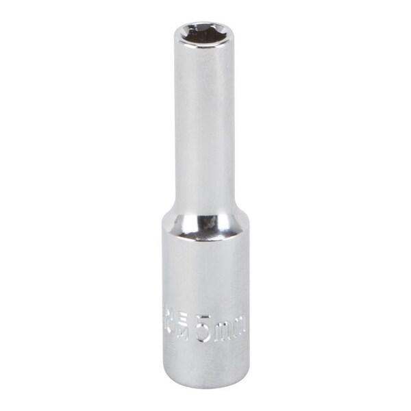 Vulcan Drive Socket, 5 mm Socket, 1/4 in Drive, 6-Point, Chrome Vanadium Steel, Chrome, MT6487802 MT6487802 - main