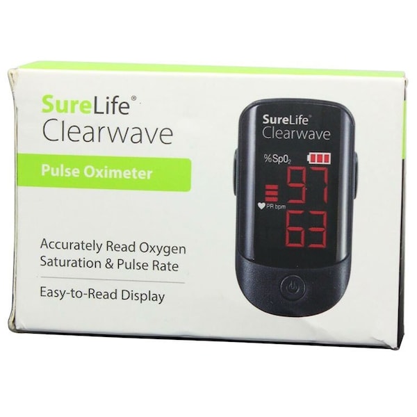 Mhc SureLife Clearwave Pulse Oximeter, Black 860310 - main