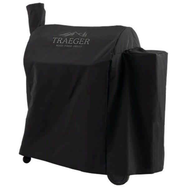 Traeger Pro 780 FullLength Grill Cover, 2312 in W, 4234 in D, 4312 in H, Polyester, Black BAC504 - main