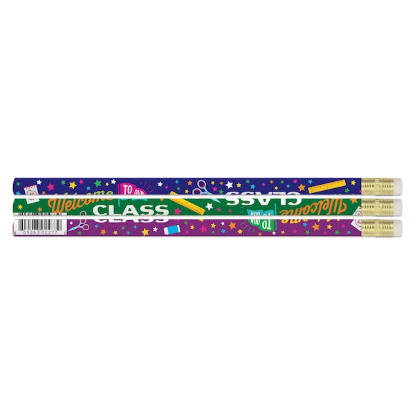 Musgrave Pencil Co Welcome To Our Class Motivational Pencils, 144PK MUS2277D - main