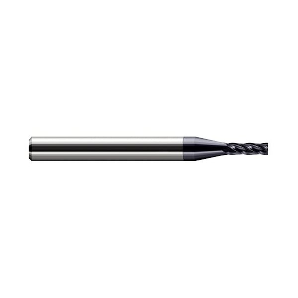 Harvey Tool 2.500 mm Cutter DIA x 7.500 mm Length of Cut Carbide Metric Square End Mill, 4 Flutes, AlTiN Coated 743451-C3 - main