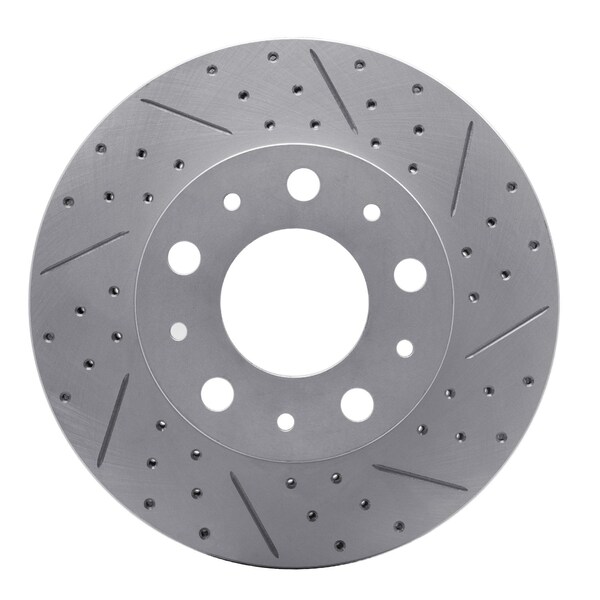 Dynamic Friction Co DFC Geoperformance Rotor - Drilled and Slotted 830-40114R - main