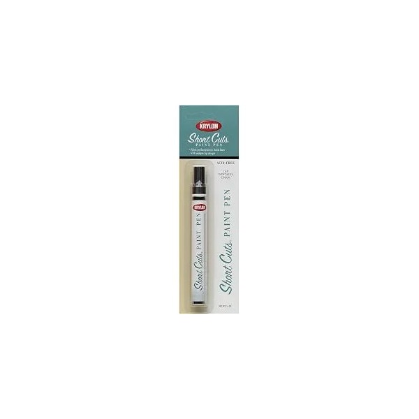 Krylon Short Cuts 1/3 Fl Oz Black Gloss Paint Pen SCP-914 - main