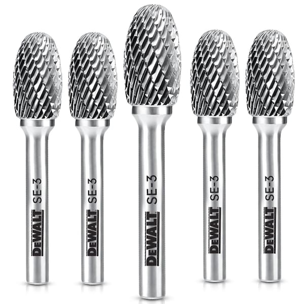 Dewalt CARBIDE BURR SIZE SE-3, 5PK DXCBTJSE3-5 - main